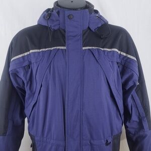 Chalet Ski Wear removable fleece linned multi pocket vented sleeves XL jacket